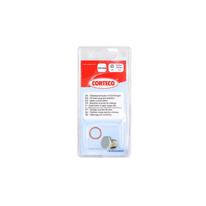 Corteco 220149S Sealing Plug, Oil Sump