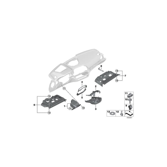 Genuine BMW 51456998514 G20 G21 Trim Panel Foot Controls SCHWARZ (Inc. 330iX, 320iX & 320i 1.6) | ML Performance US Car Parts