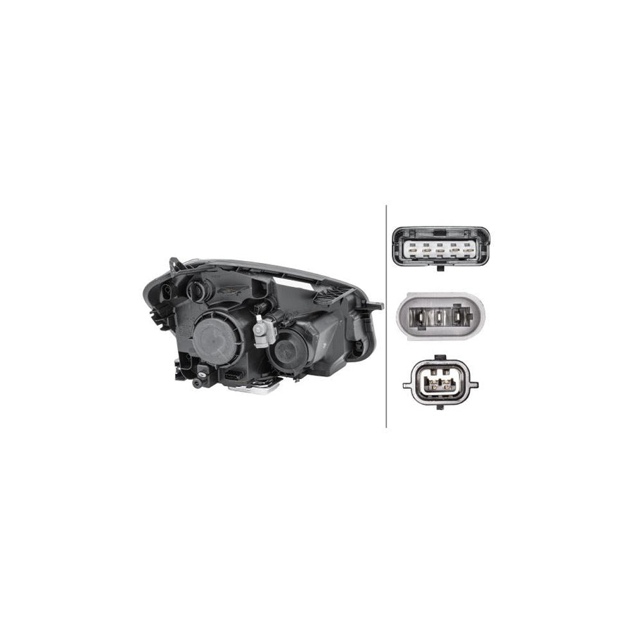 Hella 1EL 010 335-251 Headlight For Nissan Qashqai