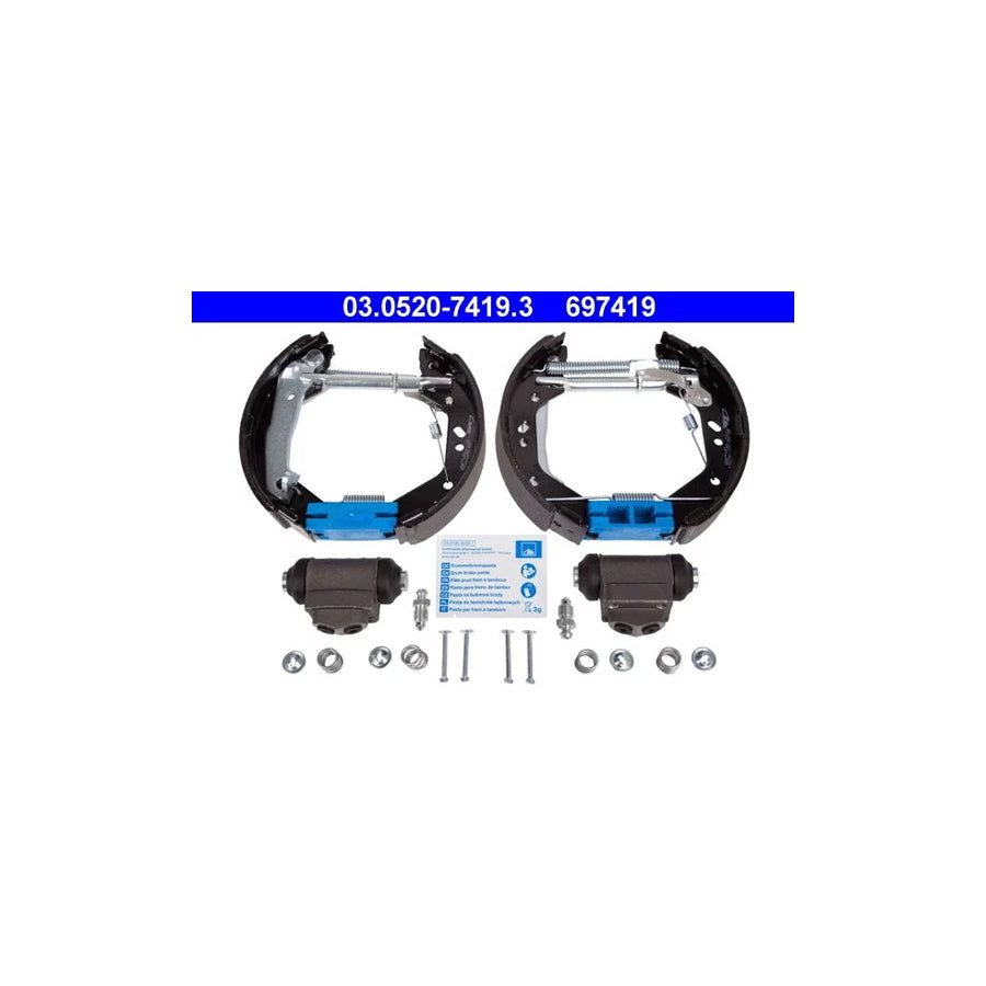 ATE Original Topkit 03.0520-7419.3 Brake Set, Drum Brakes