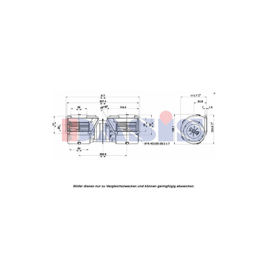 AKS Dasis 879000N Interior Blower