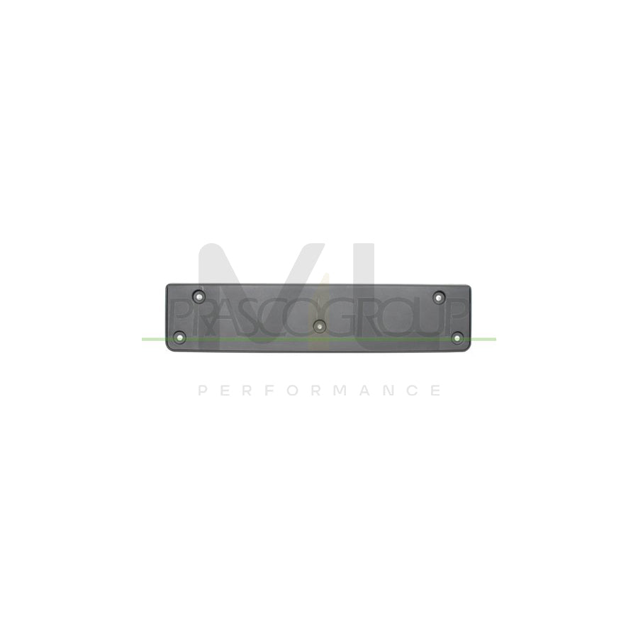 PRASCO VG7701539 Number plate holder for VW T-Roc (A11) Front, Black, frameless