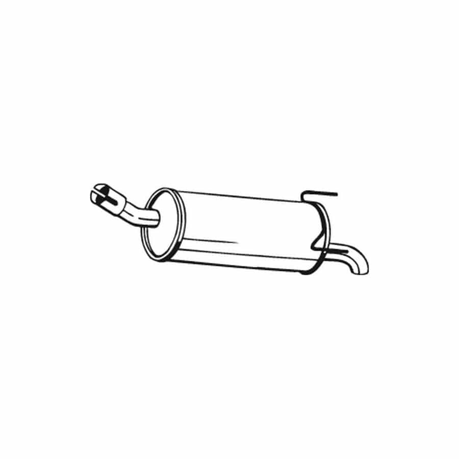 Bosal 185-645 Rear Silencer