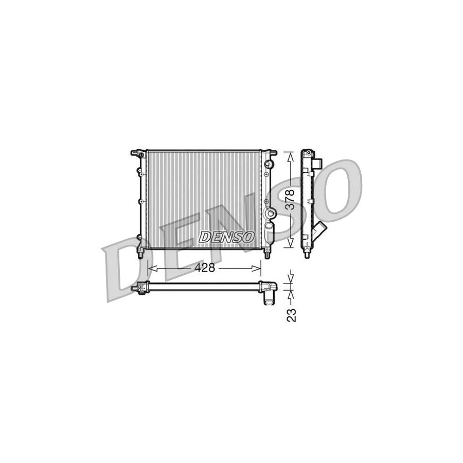 DENSO DRM23004 Engine Radiator