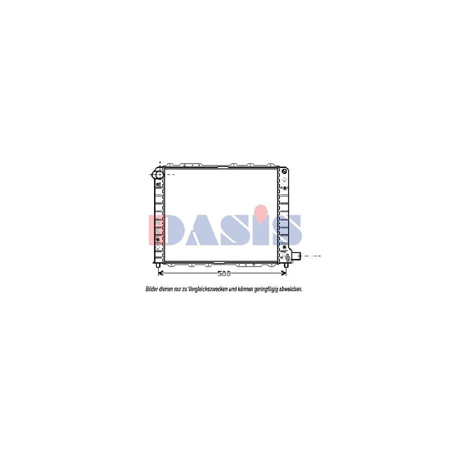 AKS Dasis 300460N Engine Radiator for Lancia Kappa