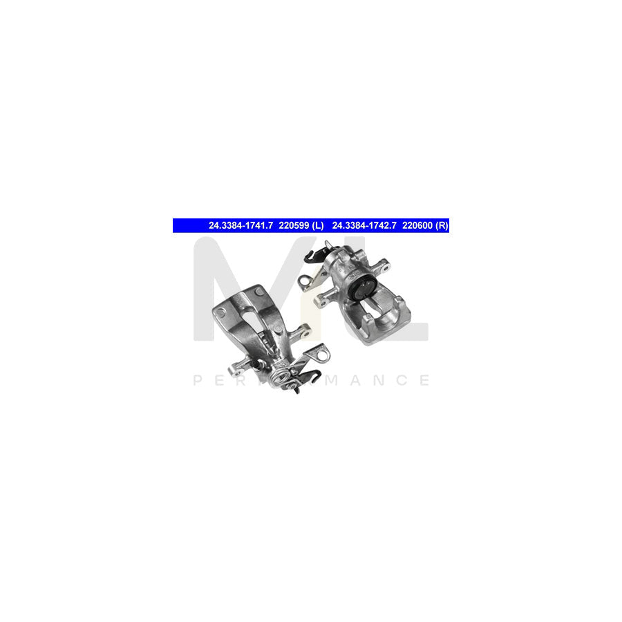 ATE 24.3384-1741.7 Brake Caliper without holder