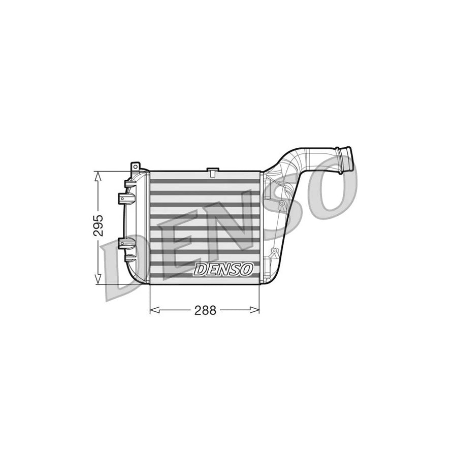 DENSO DIT02030 Intercooler for Audi Q7 (4Lb)