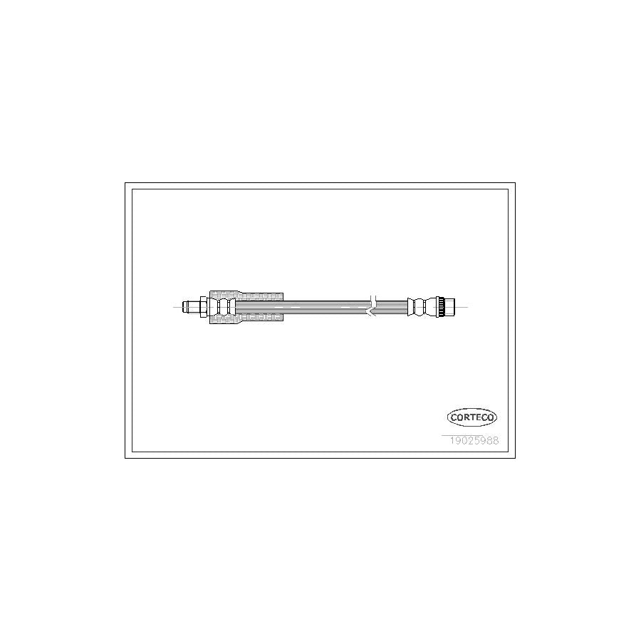 Corteco 19025988 Brake Hose