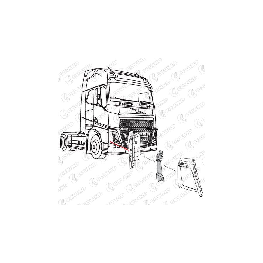 Covind 4Fh/139 Wind Deflector
