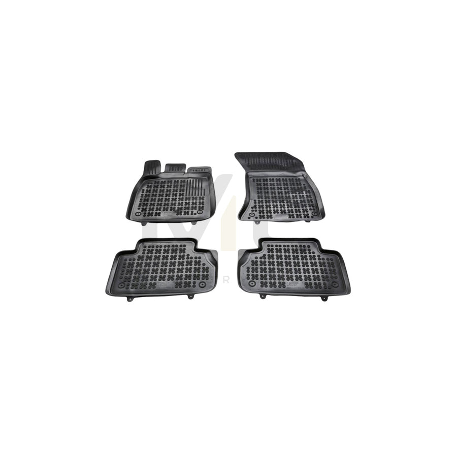 REZAW PLAST 200321 Floor mat set for AUDI Q5 (FYB) Elastomer, Front and Rear, Black