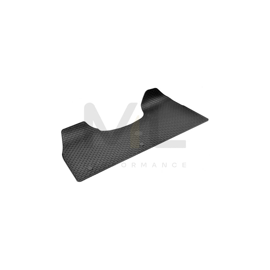 WALSER RubberLine 50838 Floor mat set Elastomer, Front, Black