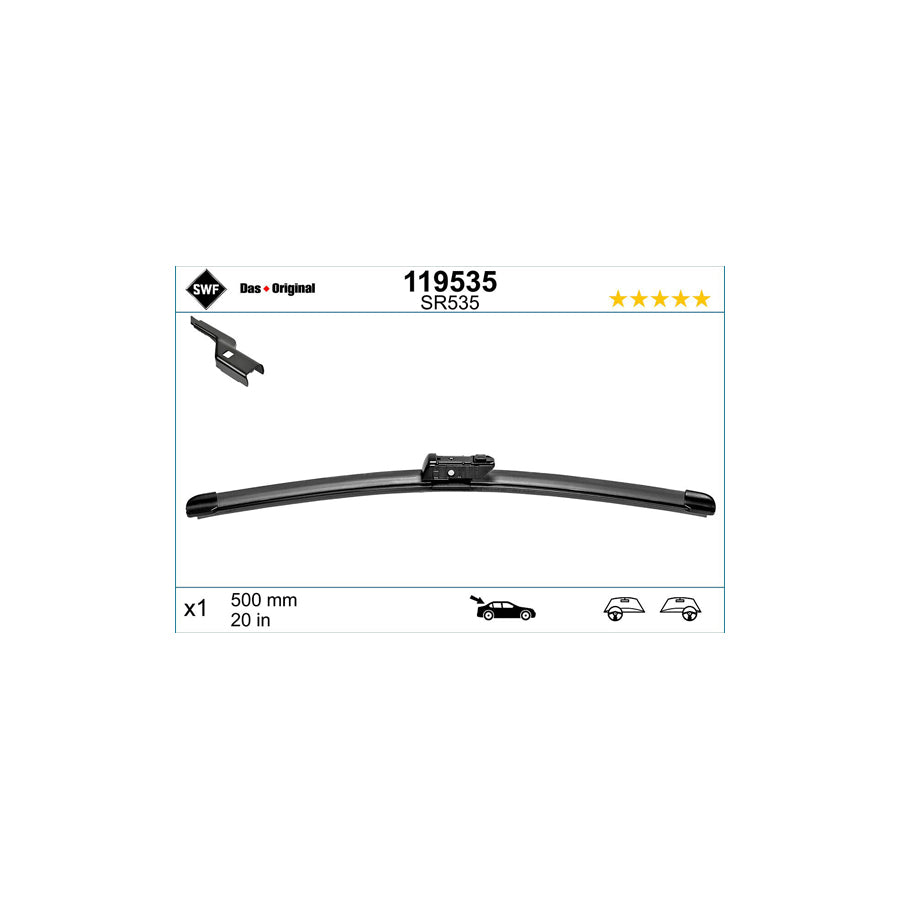 Swf 119535 Wiper Blade For Opel Insignia B Grand Sport (Z18) | ML Performance US Car Parts