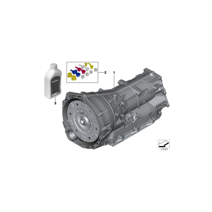Genuine BMW 24008744933 G12 Automatic Transmission 8HP75X (Inc. ALPINA B7) | ML Performance US Car Parts