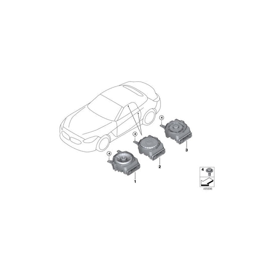 Genuine BMW 65132622623 G29 Central Bass, Left HIFI SYSTEM (Inc. Z4) | ML Performance US Car Parts