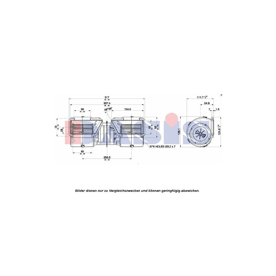 AKS Dasis 879002N Interior Blower