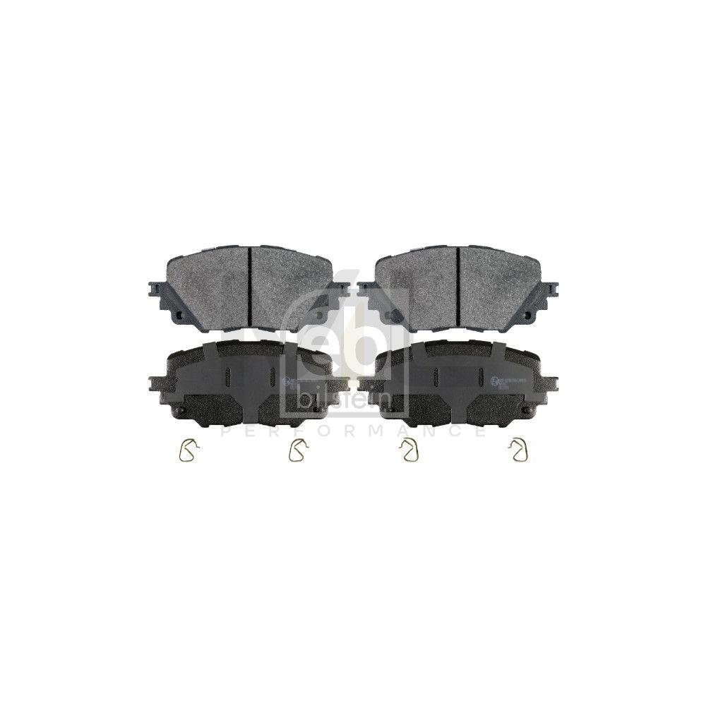 Febi Bilstein 170663 Brake Pad Set Front Axle, With Staples