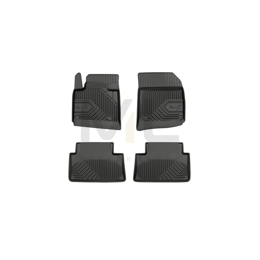 FROGUM Tailored 77408715 Floor mat set for CITROEN C5 Elastomer, Front and Rear, Quantity: 4, Black, (LHD)
