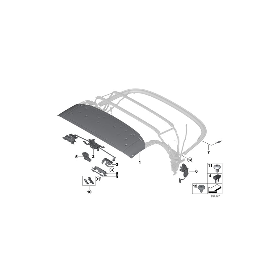 Genuine BMW 54348737166 G29 Impact Plate (Inc. Z4) | ML Performance US Car Parts