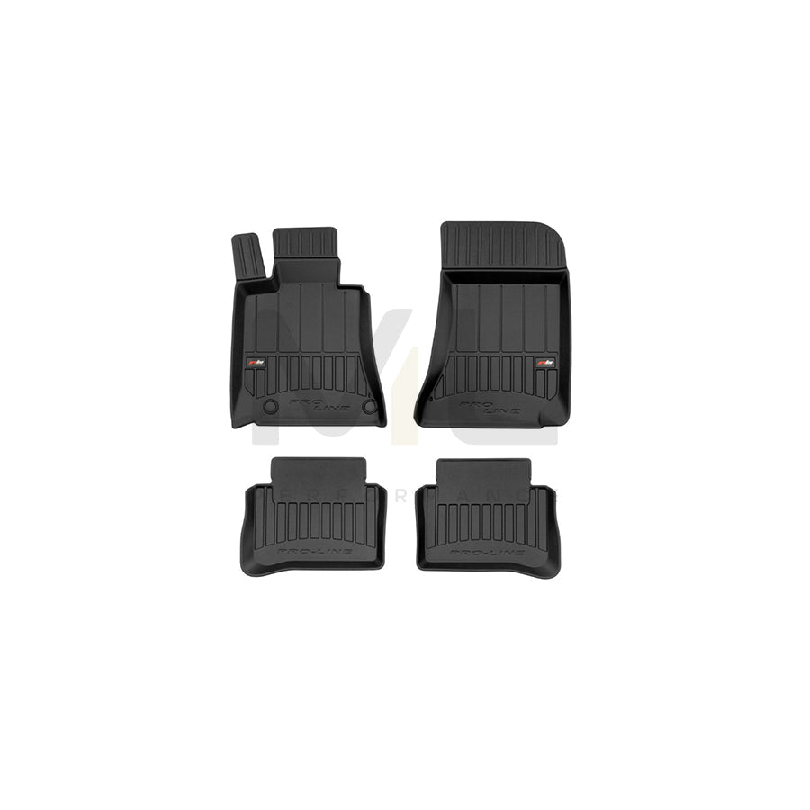 FROGUM Tailored, ProLine 3D407916 Floor mat set suitable for MERCEDES-BENZ CLS Elastomer, Front and Rear, Quantity: 4, Black, (LHD)