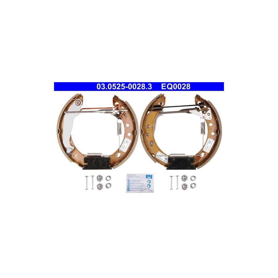 ATE Easy Quick 03.0525-0028.3 Brake Set, Drum Brakes for Nissan Micra II Hatchback (K11)