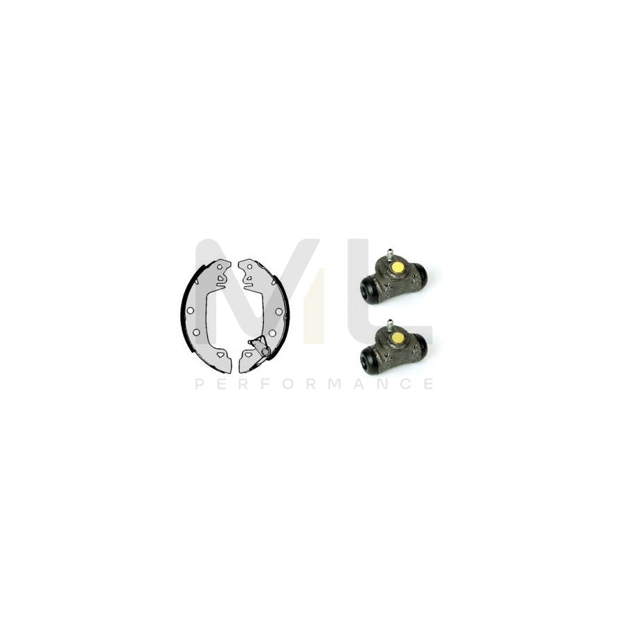 BREMBO STANDARD KIT H 61 029 Brake Shoe Set Ø: 229mm | ML Performance Car Parts