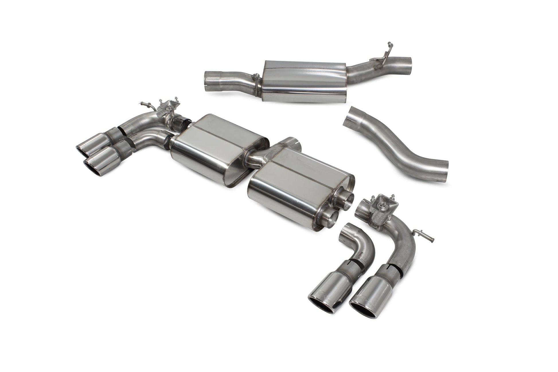Scorpion SVW054 VW Golf R MK7.5 Resonated Cat/Gpf Back System & Electronic Valves | ML Performance US US