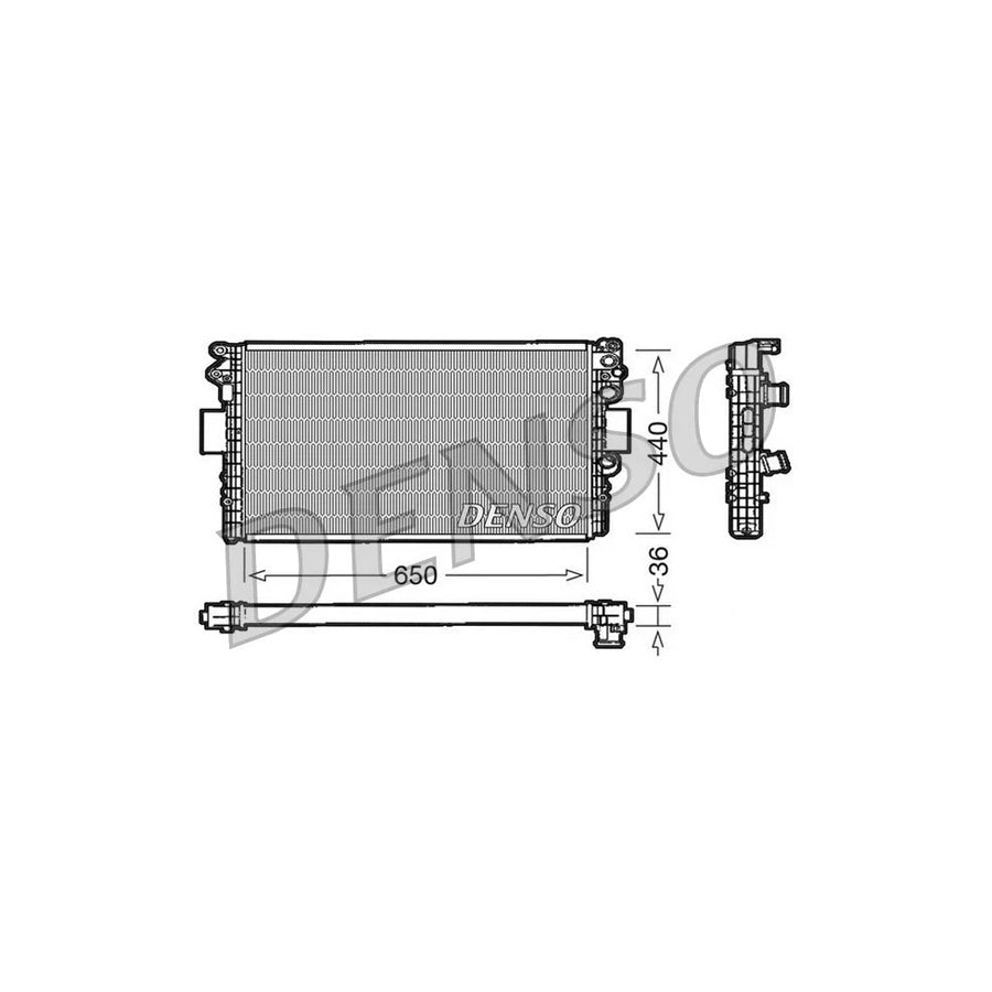 DENSO DRM12004 Engine Radiator for Iveco Daily