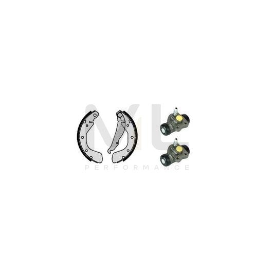 BREMBO STANDARD KIT H 59 034 Brake Shoe Set for OPEL Corsa A CC (S83) Ø: 200mm | ML Performance Car Parts