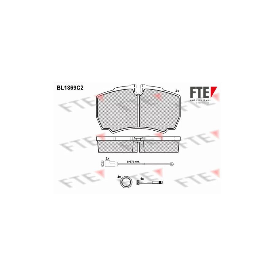 FTE Bl1869C2 Brake Pad Set