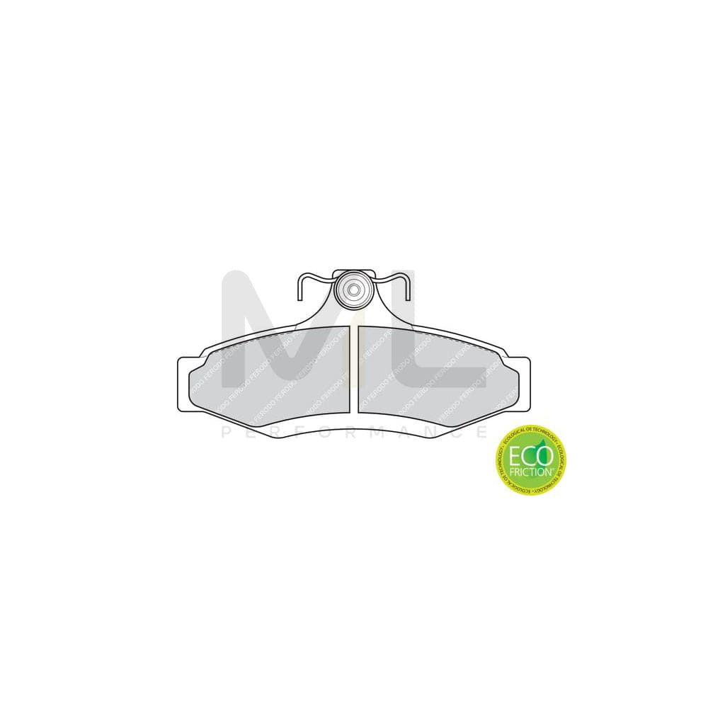 Ferodo Fdb4927 Brake Pad Set Prepared For Wear Indicator, Without Accessories | ML Performance Car Parts