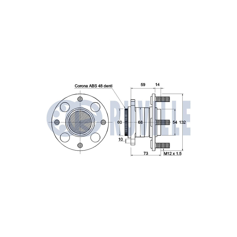 Ruville 985516 Control Arm / Trailing Arm Bush