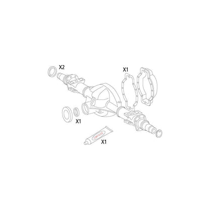 Corteco 19536223 Gasket Set, Differential