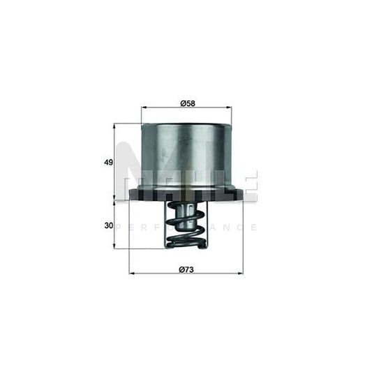 MAHLE ORIGINAL TX 92 86D Engine thermostat Opening Temperature: 86��C, with seal | ML Performance Car Parts