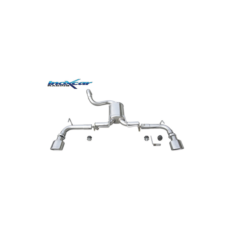 InoXcar TWFI.03.120 Fiat 500 Duplex Rear Silencer