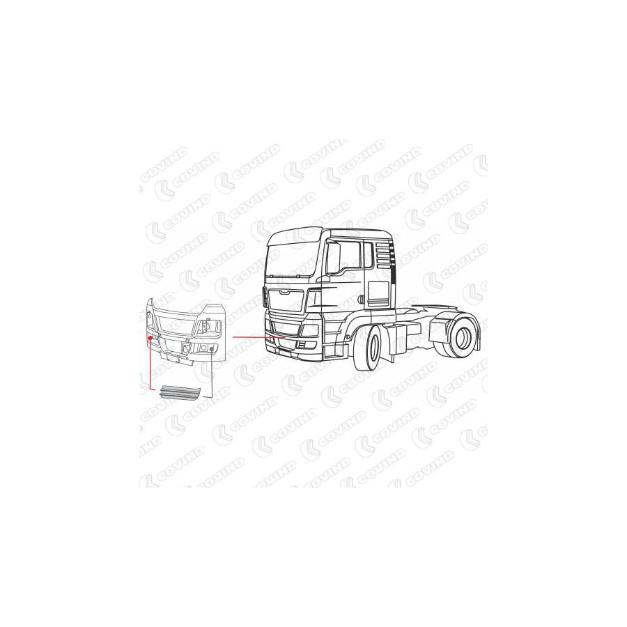 Covind Tgs/126 Cover, Bumper