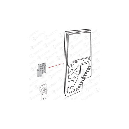 Covind MLX/ 6 Door Hinge