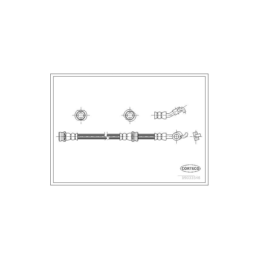 Corteco 19033546 Brake Hose