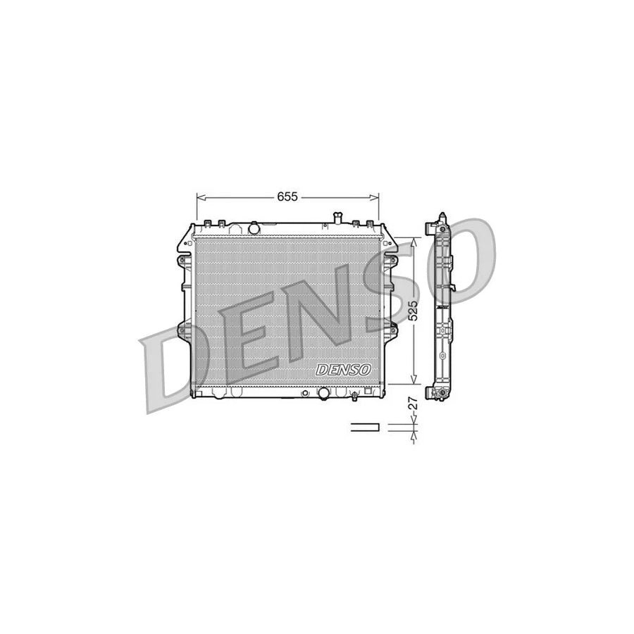 DENSO DRM50039 Engine Radiator for Toyota Hilux VII Pickup
