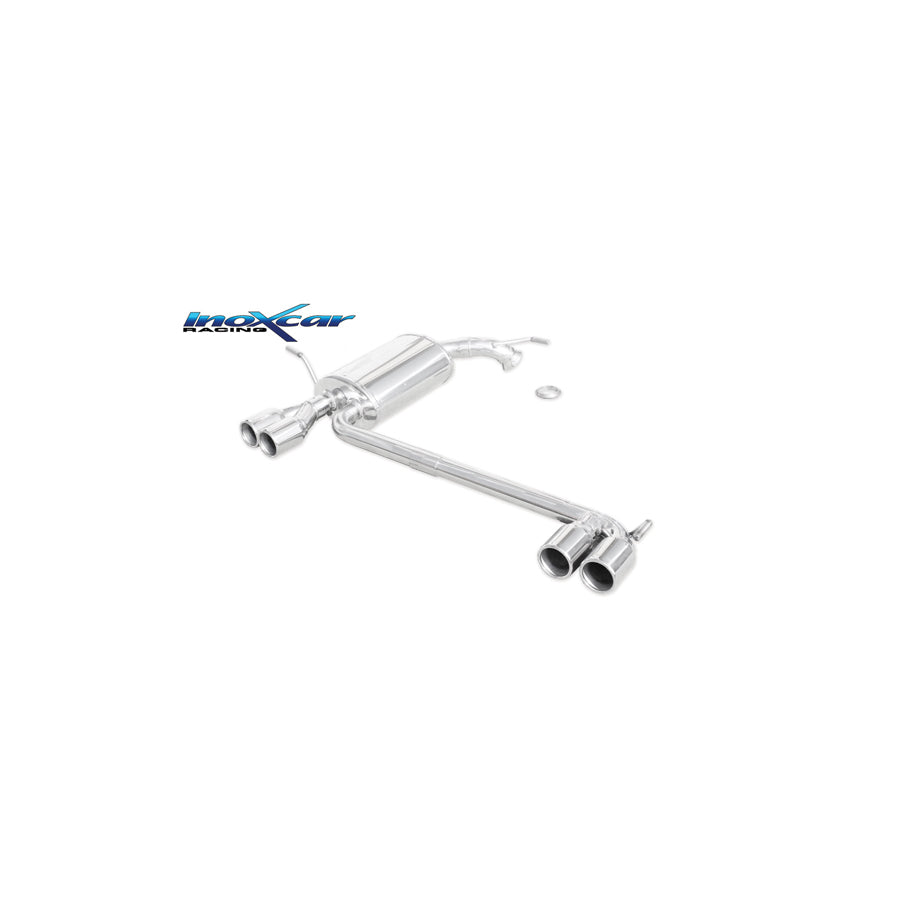 InoXcar TWPE.27.80 Peugeot 407 Duplex Rear Silencer