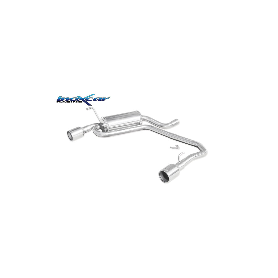 InoXcar TWPE.25.102 Peugeot 406 Stainless Steel Duplex Rear Exhaust