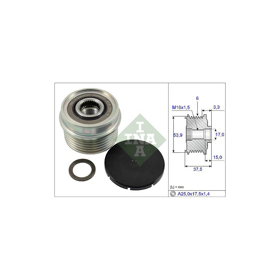 Ina 535 0223 10 Alternator Freewheel Clutch For Ford Transit | ML Performance US Car Parts