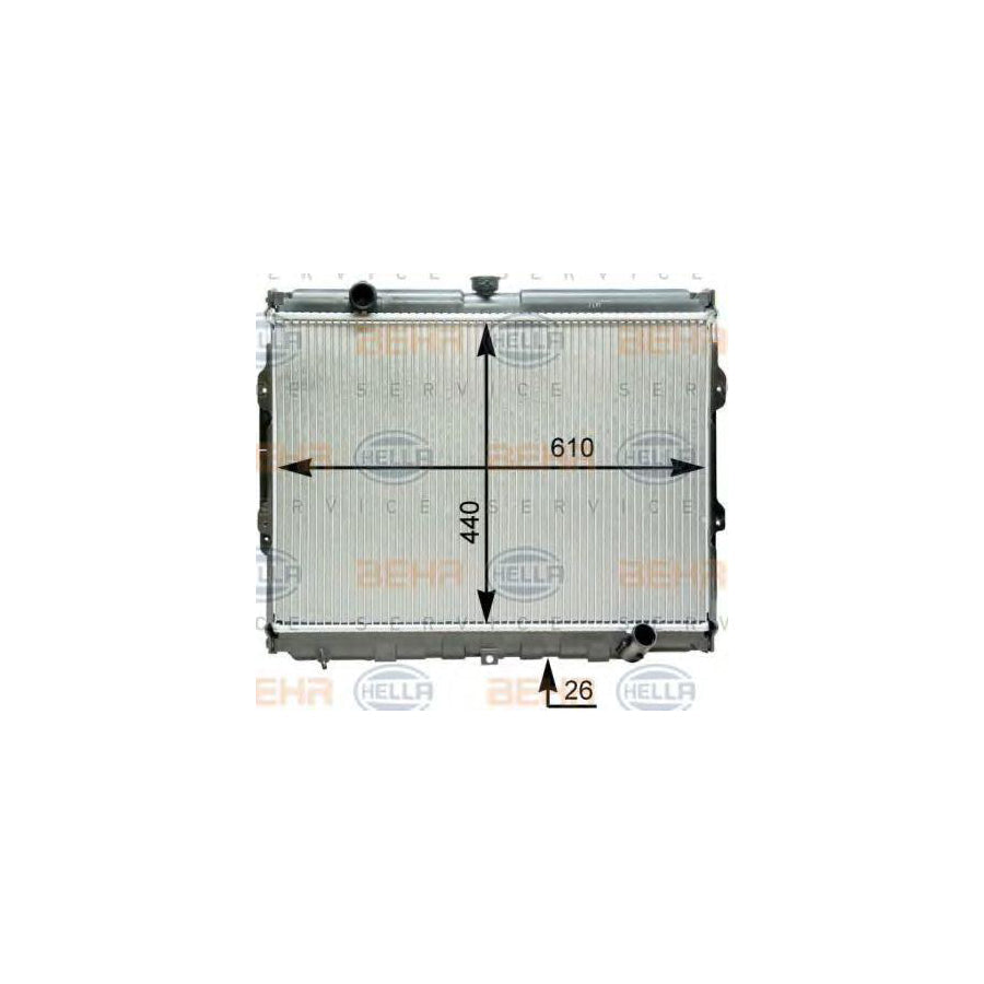 Hella 8MK 376 762-261 Engine Radiator