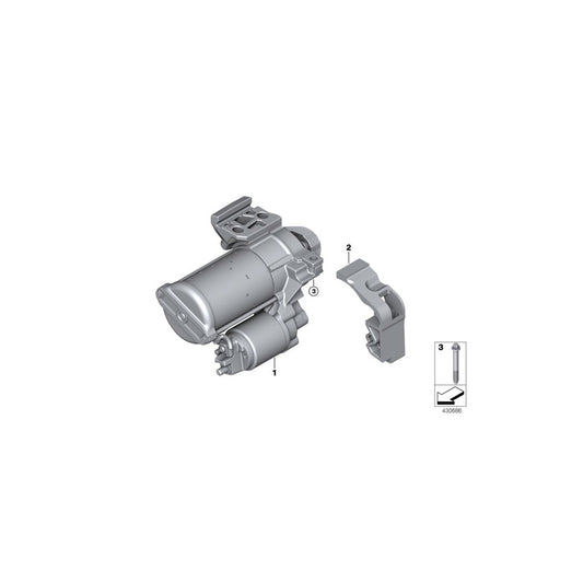 Genuine BMW 12418625994 F36 F22 F20 Exch. Starter Motor (Inc. 430iX, 420i & 330i) | ML Performance US Car Parts