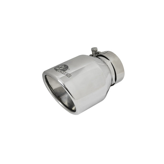  aFe 49T25404-P06 2-1/2 IN Inlet x 4 IN Outlet x 6 IN L Universal Exhaust Tip  | ML Performance US Car Parts