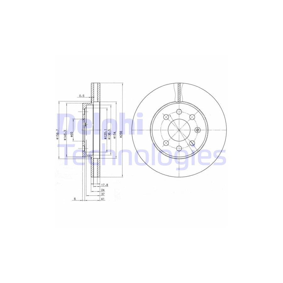 Delphi Bg3334 Brake Disc