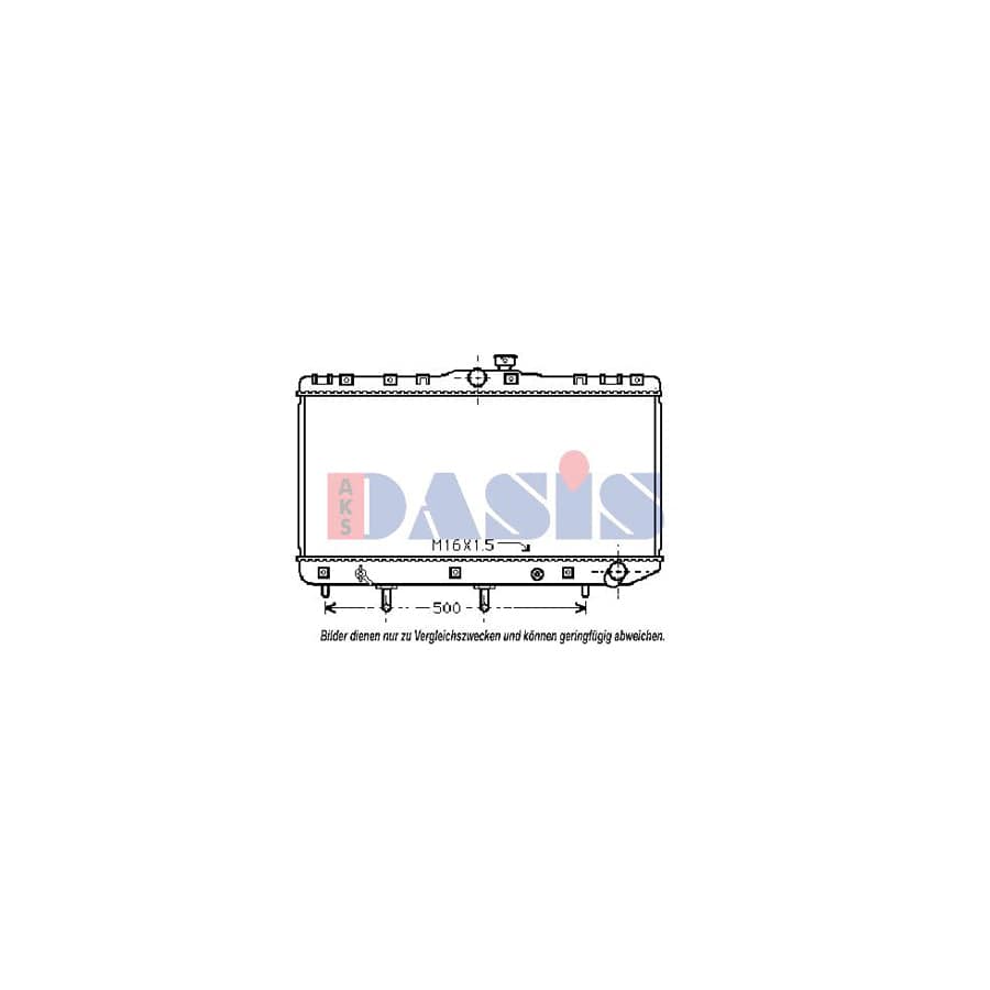 AKS Dasis 210270N Engine Radiator for Toyota Corolla