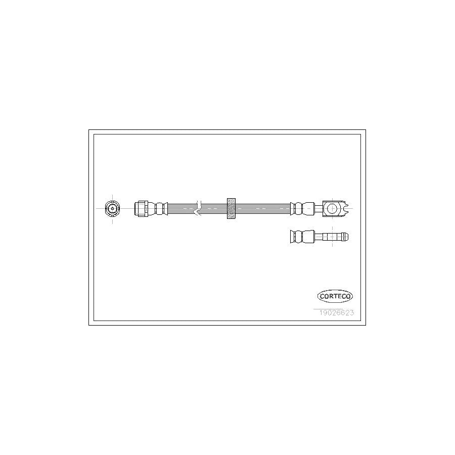 Corteco 19026623 Brake Hose