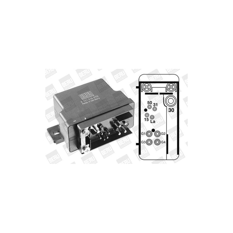 Beru Gr070 Control Unit, Glow Plug System
