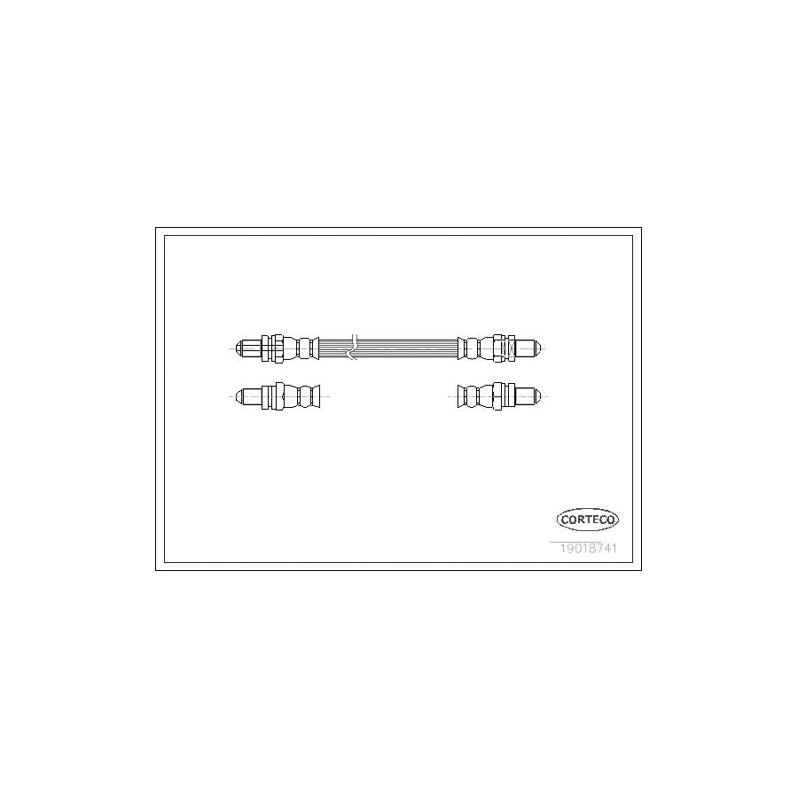 Corteco 19018741 Brake Hose