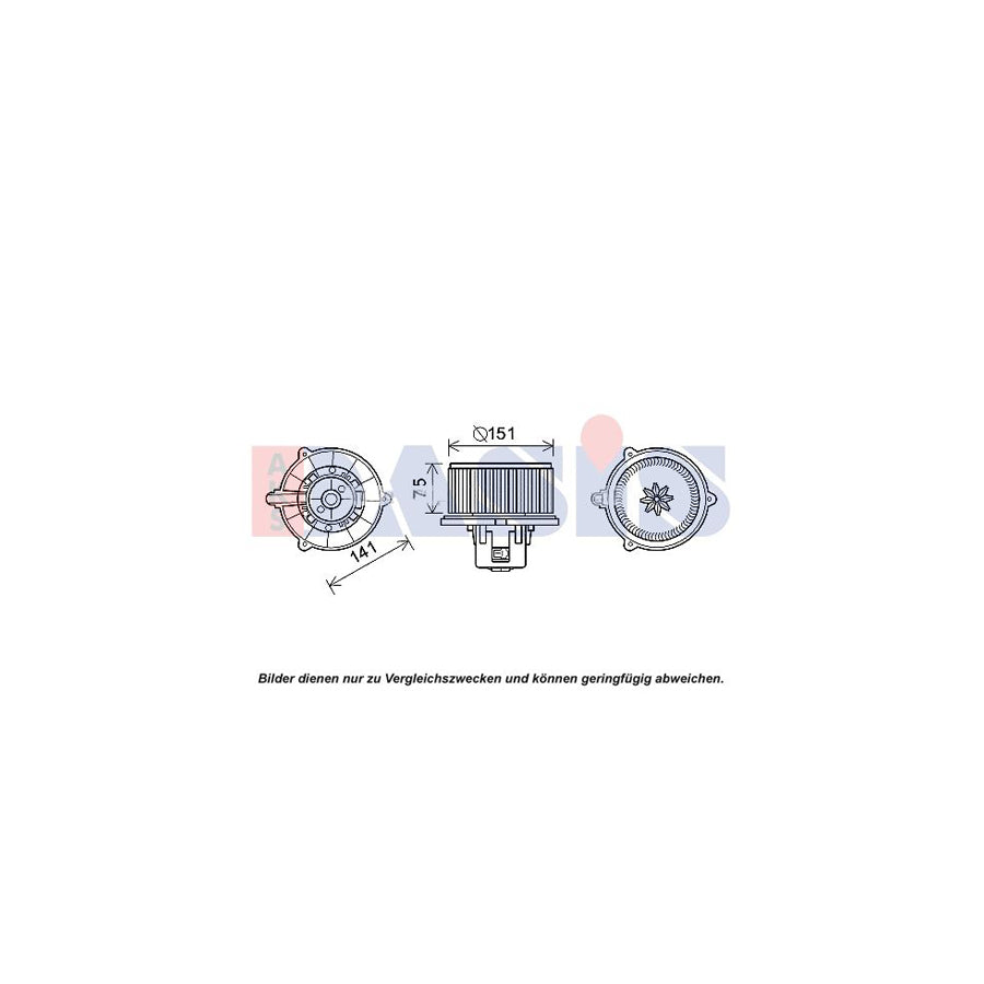 AKS Dasis 518085N Interior Blower for KIA Cerato